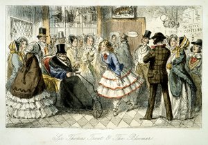 Prendere le acque a Handley Spa, 1845 da John Leech
