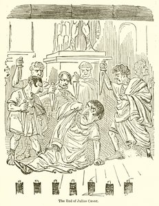 La fine di Giulio Cesare da John Leech