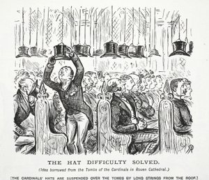 La difficoltà del cappello risolta da John Leech