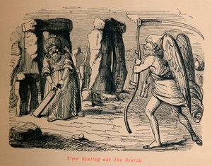 Il tempo che elimina i druidi, c1860