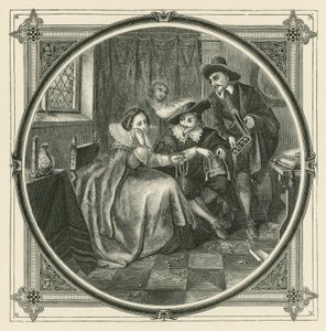 Mentre piange, divora (incisione) da John Leighton