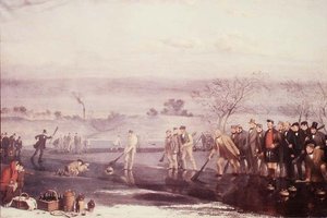 Curling a Rowyards Loch da John Levack
