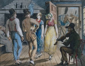 Festa in una locanda di strada