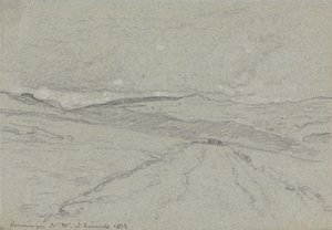 Vista Montuosa nel Galles del Nord da John Linnell
