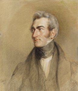 Ritratto di Chambers Hall, 1835 da John Linnell