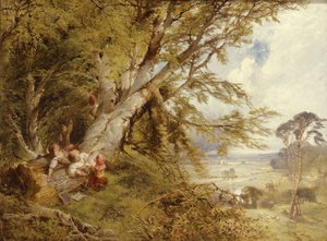 Il nido degli uccelli da John Linnell