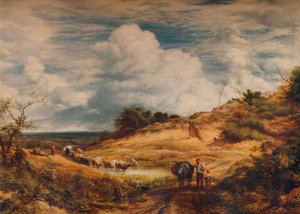 Le cave di sabbia da John Linnell
