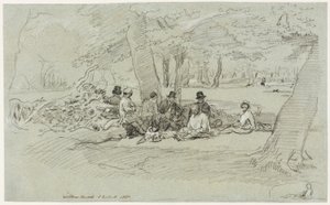 La cena dei boscaioli da John Linnell