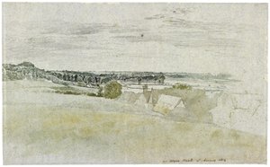 Veduta di Amwell Hill, vicino a Ware, nell
