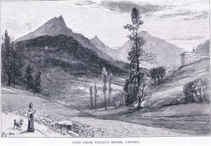 Vista dalla casa di Tiziano, da The Magazine of Art 1893, Cassell and Company