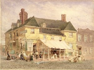 Mansion di William Penn, South Second Street, Philadelphia, 1864 da John Mackie Falconer