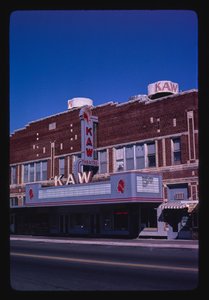 Teatro Kaw, Washington Street, Junction City, Kansas, USA