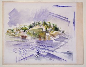 Isola dei cervi da John Marin