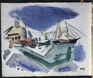 Scena del porto da John Marin