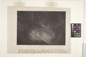 Satana sul lago ardente (mezzatinta) da John Marin