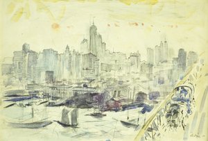 Vicinanza Ponte di Brooklyn da John Marin