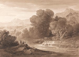 Arcieri che inseguono un cervo da John Martin