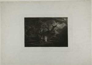 Cristo Tentato nel Deserto da John Martin