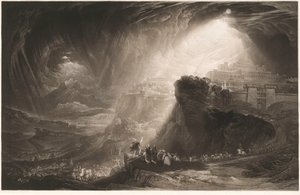 Giosuè ordina al sole di fermarsi da John Martin