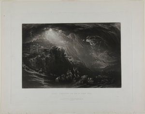 Giosuè comanda al sole di fermarsi, dalle Illustrazioni della Bibbia da John Martin