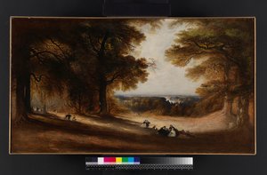 Paesaggio: Vista nel Richmond Park da John Martin