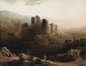 Chiaro di luna - Castello di Chepstow da John Martin