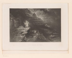 Mosè rompe le tavole della legge da John Martin