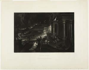Settima piaga, da Illustrazioni della Bibbia da John Martin