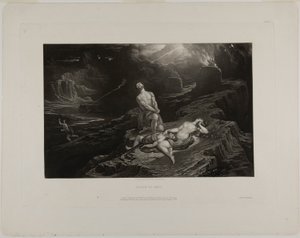 La morte di Abele, da Illustrazioni della Bibbia da John Martin