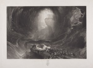 Il Diluvio, c.1828 da John Martin