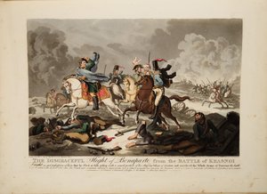 La fuga di Bonaparte dalla battaglia di Krasnoi, 1814 da John Massey Wright
