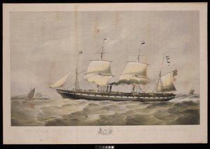 Il piroscafo Great Britain... Proprietari Messrs Gibbs & Co... Al popolo della Gran Bretagna e degli Stati Uniti d