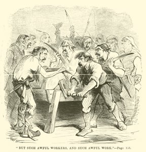 Illustrazione per Una storia tra due città di Charles Dickens da John McLenan