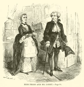 Illustrazione per Una storia tra due città di Charles Dickens