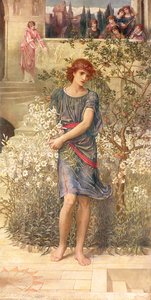 Il mio amato è sceso nel suo giardino, dal Cantico dei Cantici da John Melhuish Strudwick
