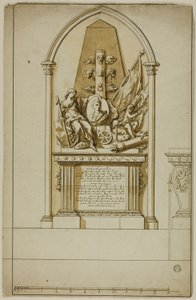 Progetto per un monumento funebre non realizzato per il primo duca di Marlborough da John Michael Rysbrack