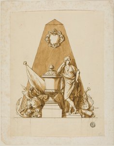 Progetto non eseguito per il monumento al primo duca di Marlborough da John Michael Rysbrack