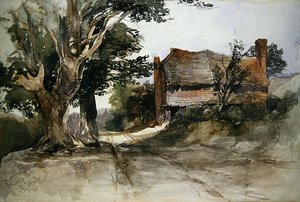 Un vecchio cottage a Tunbridge Wells da John Middleton