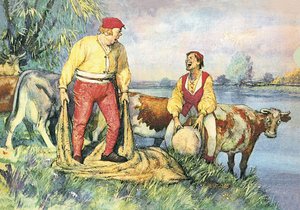 Il grande Claus e il piccolo Claus da John Millar Watt