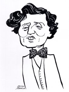 Alban Berg, caricatura - Compositore austriaco, 9 febbraio 1885 - 24 dicembre 1935