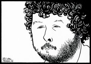 BIRTWISTLE, Harrison - caricatura di John Minnion Compositore inglese da John Minnion