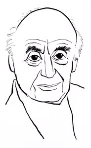 Berthold Goldschmidt, caricatura da John Minnion