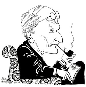 C G Jung, caricatura di John Minnion
