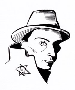 Felix Nussbaum, caricatura da John Minnion