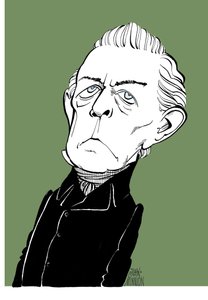 Franz Berwald - caricatura del compositore svedese