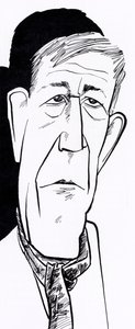 Oskar Kokoschka, caricature da John Minnion