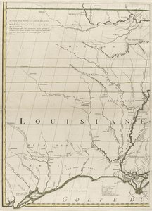 Mappa dei domini britannici e francesi in America, 1756 da John Mitchell