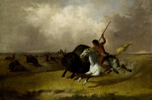 Caccia al bufalo nelle praterie sud-occidentali da John Mix Stanley