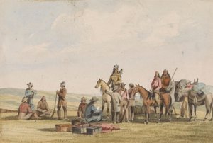 Il dispaccio del tenente Crovers - Ritorno del governatore Stevens a Fort Benton da John Mix Stanley