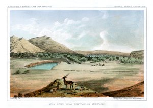 Fiume Milk, vicino alla confluenza del Missouri, 1856